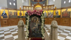 Ikona e Tërëshenjtës Gjirokastrite pritet solemnisht në Gjirokastër