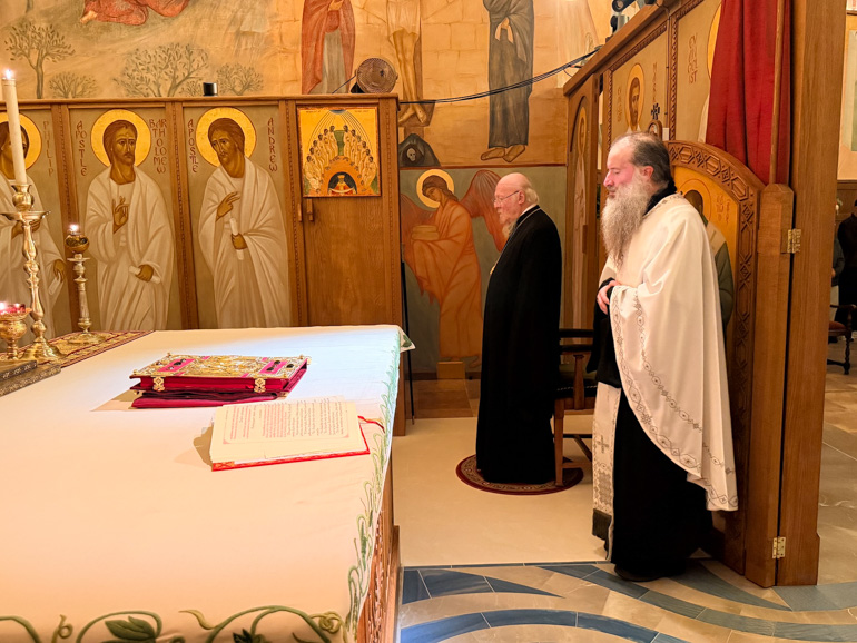 Patriarku Vartholome drejtoi liturgjinë në Manastirin e Essex-it - photo 5