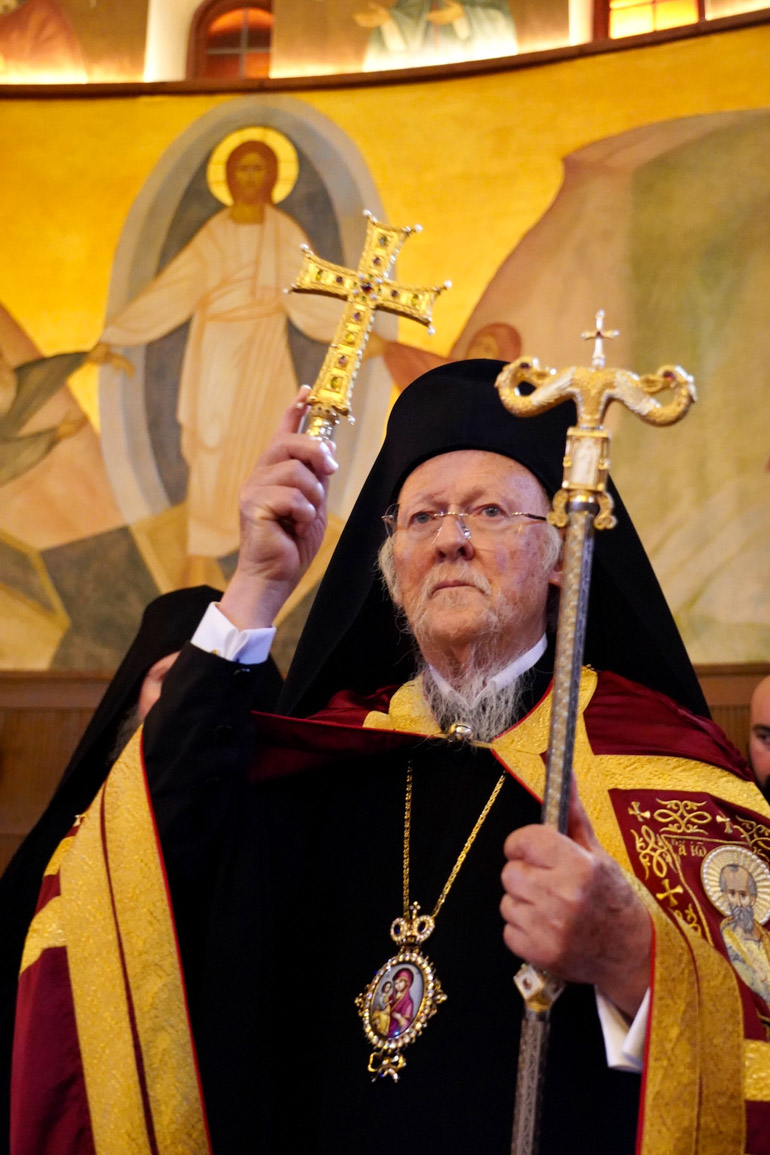 Patriarku Vartholome drejtoi liturgjinë në Manastirin e Essex-it - photo 12