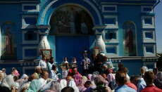 Congregation of the church in Ptycha village received Orthodox sanctities despite the UOC KP attempts to spoil the holiday