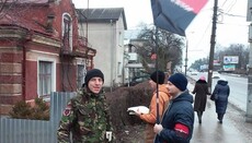 “Right Sector” attacks the UOC shrine in Ternopol