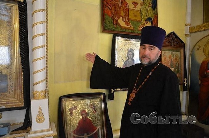 Image of Holy Virgin appeared on the wall of UOC temple in Kamenskoye, – mass media