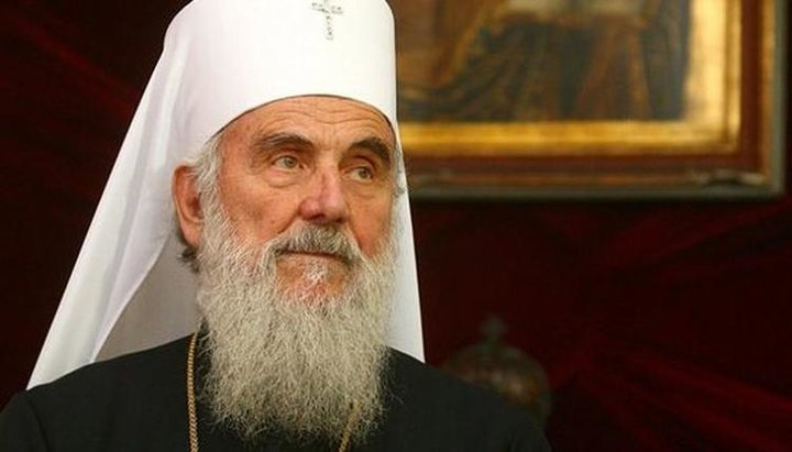 Patriarch Irinej of Serbia entered into the 