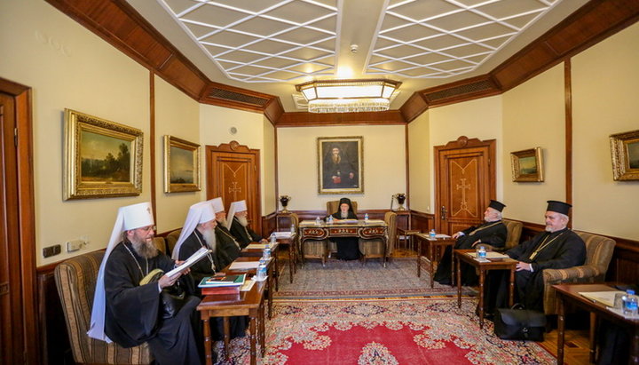 Negotiations between the delegation of the UOC and Patriarch Bartholomew of Constantinople