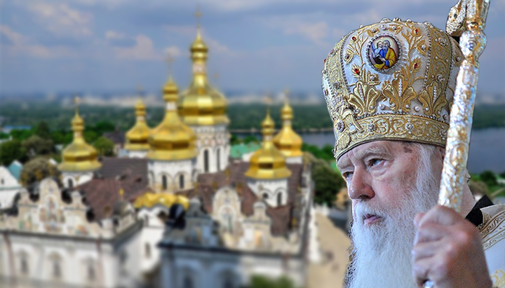 Filaret has repeatedly stated that the Kiev-Pechersk Lavra should belong to the SLC