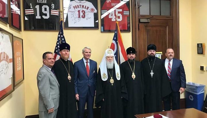 Meeting of the UOC KP delegation with US Senator Robert Portman