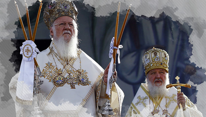 Patriarch Bartholomew and Patriarch Kirill