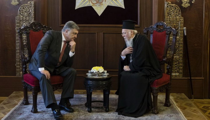 President Poroshenko and Patriarch Bartholomew