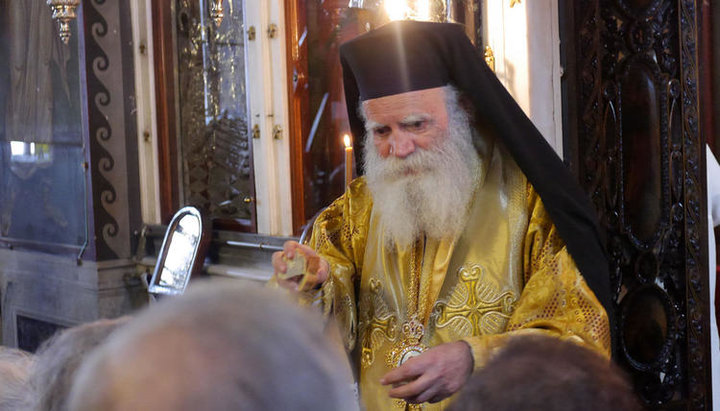 His Eminence Metropolitan Seraphim of Kythira, a bishop of the Greek Orthodox Church