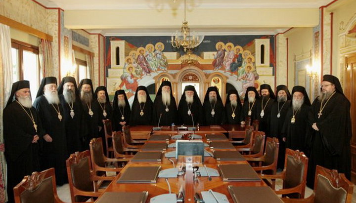 Session of the Holy Synod of the Orthodox Church of Greece