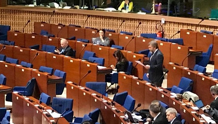 Speech by Verkhovna Rada MP V. Novinsky at PACE