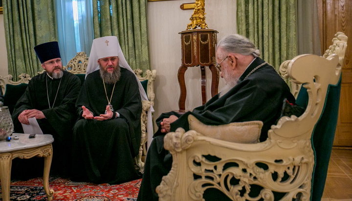 During the meeting, the clergy of the canonical Church of Ukraine spoke about the religious situation in Ukraine