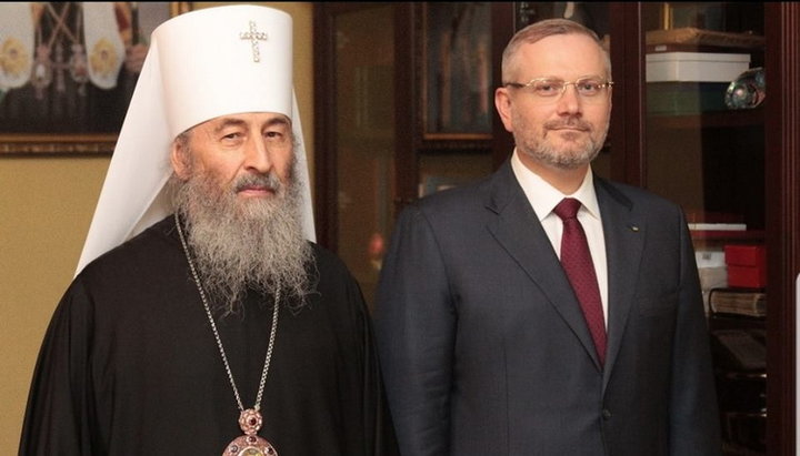 Primate of the UOC met with the presidential candidate Alexander Vilkul