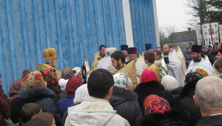 Orthodox St. Michael community of the village of Nesvich. St. Patron’s Day, 2014. Photo: Volyn Eparchy