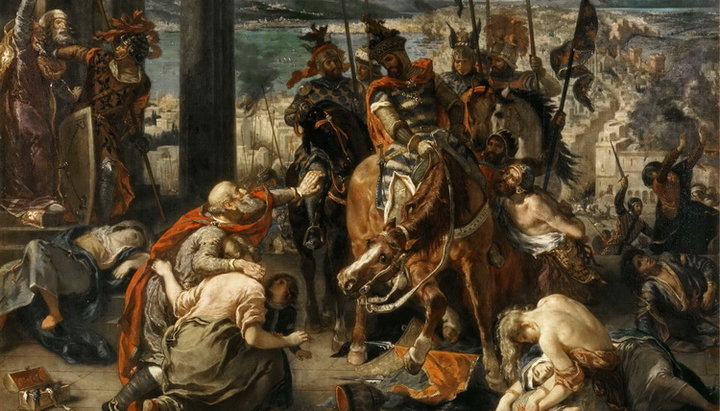 The Capture of Constantinople by the Crusaders, Delacroix. Photo: Wikipedia