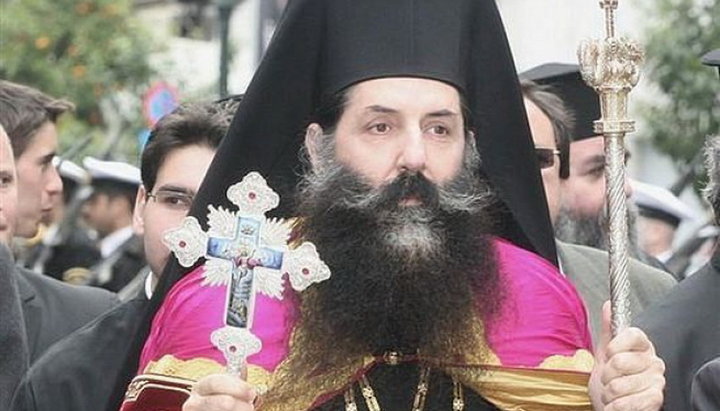 Metropolitan Seraphim (Mentzelopoulos) of Piraeus. Photo: rua.gr