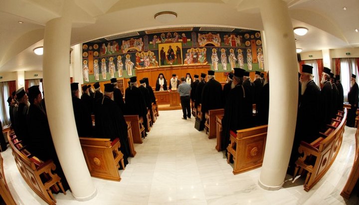 The Bishops’ Council of the Greek Orthodox Church. Photo: Romfea