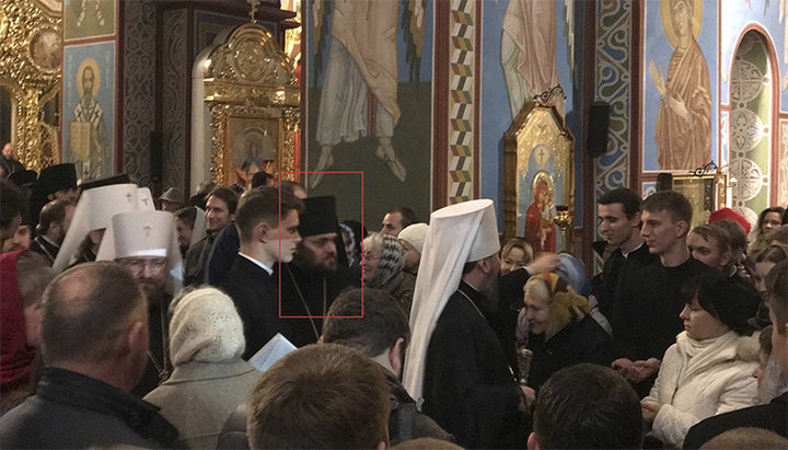 Bishop Isaiah in St. Michael’s Monastery. Photo: Facebook