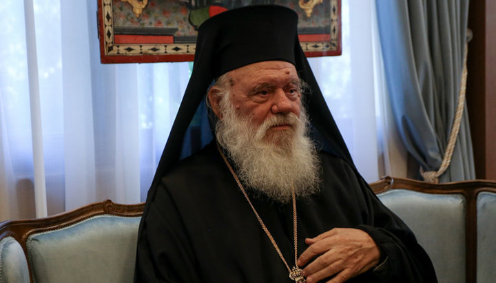 Head of the Greek Orthodox Church, Archbishop Ieronymos. Photo: romfea.gr