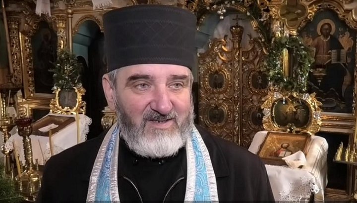 Rector of the temple in Staraya Zhadova, Archpriest Vasily Gutsuliak Photo: screen video