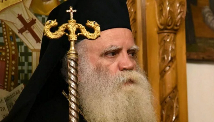 Metropolitan Seraphim of Kythira. Photo: romfea.gr