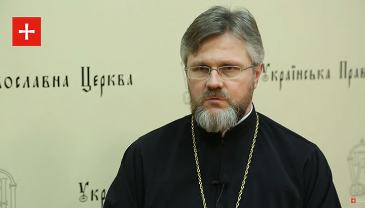 Spokesperson for the UOC, Archpriest Nikolai Danilevich. Photo: YouTubeIn Ukraine, there is as yet no clear vision of a new religious policy, said Archpriest Nikolai.