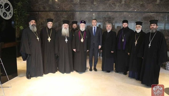 The delegate of the Romanian Orthodox Church arrived in Jordan. Photo: orthodoxjordan.org