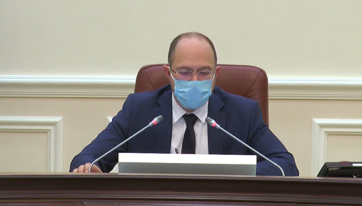 Head of the Cabinet of Ministers of Ukraine Denis Shmygal. Photo: screenshot of the video on the Cabinet’s YouTube channel