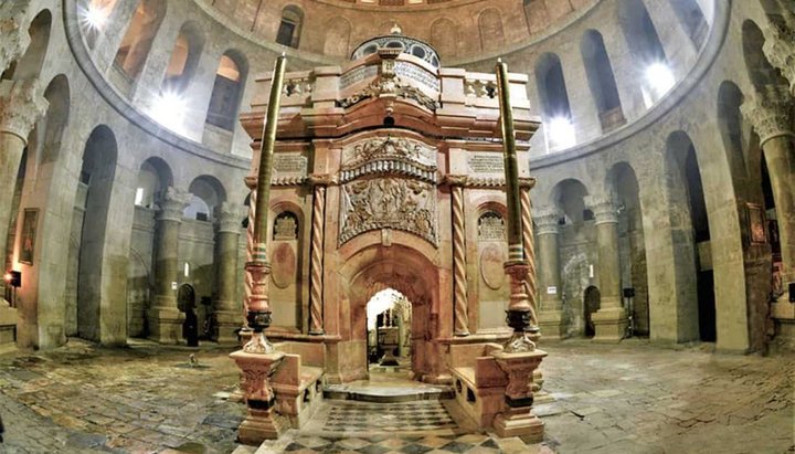 The Temple of the Holy Sepulcher in Jerusalem. Photo: Romfea.gr