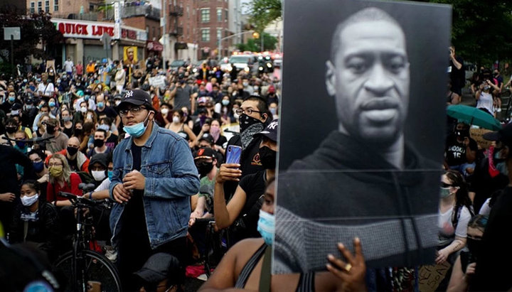 Mass protests over the death of African American George Floyd during his detention by the police. Photo: orel.kp.ru