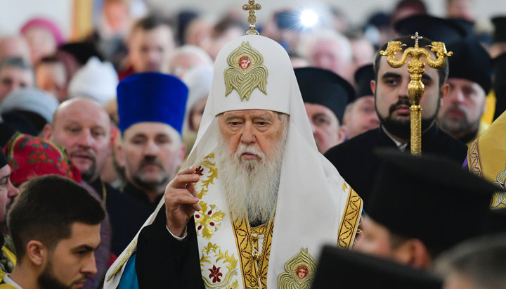 Head of the UOC-KP Filaret Denisenko. Photo: capital.ua