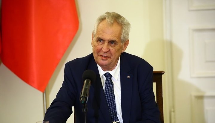 Czech President Miloš Zeman. Photo: Jakob Ratz / Zuma Press / FORUM