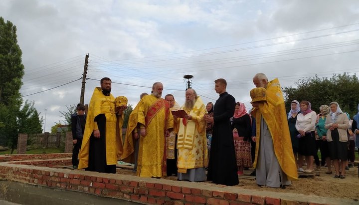 Consecration of the foundation for a UOC church in vlg. Nesvich. Photo: pravoslavna.volyn.ua