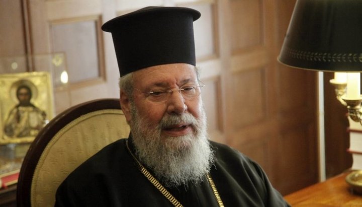 Archbishop Chrysostomos of Cyprus. Photo: cityoflarnaka.com