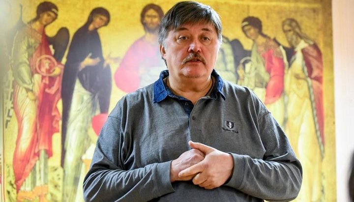 "Priest" of the OCU Igor Savva. A photo: facebook.com/cerkov.zp.ua