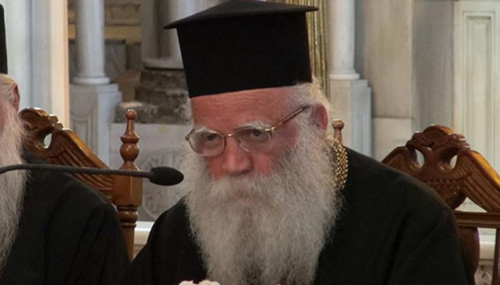 Metropolitan Seraphim of Kythira. Photo: iellada.gr