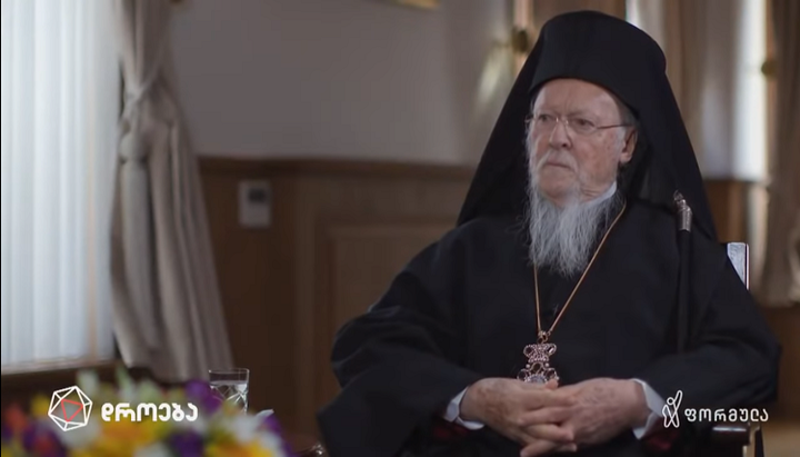 Patriarch Bartholomew of Constantinople. Photo: Video screenshot Formula News / YouTube