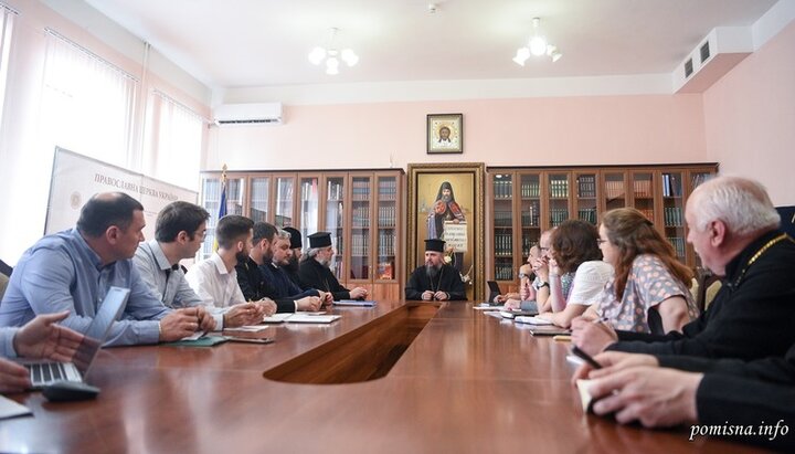 Dumenko's meeting with representatives of the dioceses of the OCU. Photo: pomisna.info