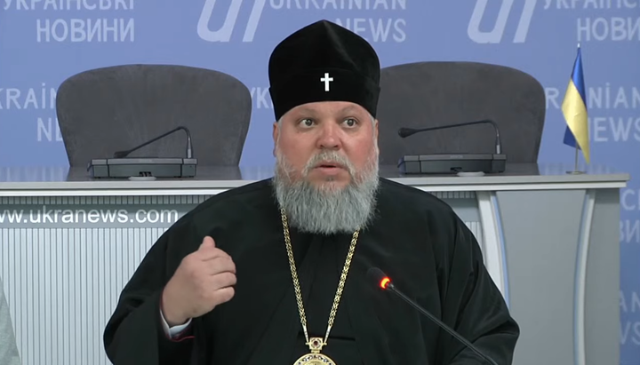 Archbishop Nikolai. Photo: screenshot of the YouTube channel "Ukrainian News"