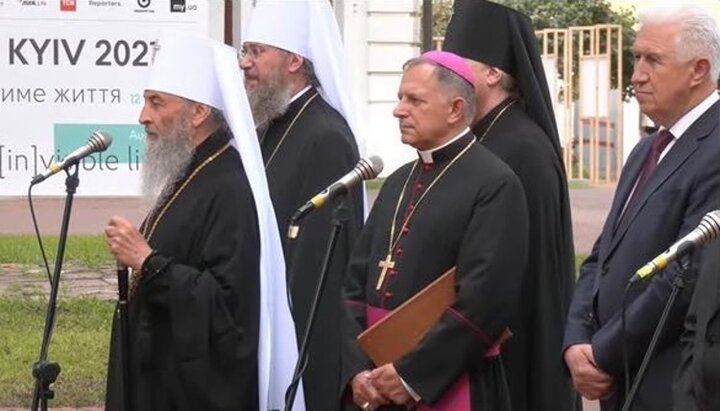 Primate of the UOC at an official event in St. Sophia of Kyiv, 08.24.21. Photo: facebook.com/MitropolitAntoniy