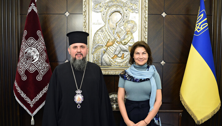 Epiphany Dumenko and Irina Venediktova. Photo: pomisna.info