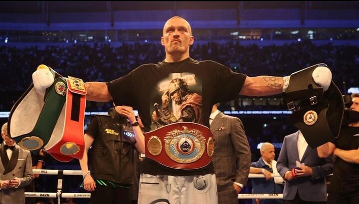 World Heavyweight Champion Alexander Usyk. Photo: facebook.com / Alexanderusyk