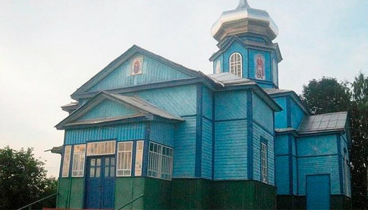 The Holy Protection Church of the UOC in Novozhyvotiv of the Orativ district, Vinnytsia region. Photo: “1Kozak” Facebook page.