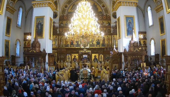 Торжества по случаю 30-летия Донецкой епархии УПЦ в Святогорской лавре. Фото: news.church.ua