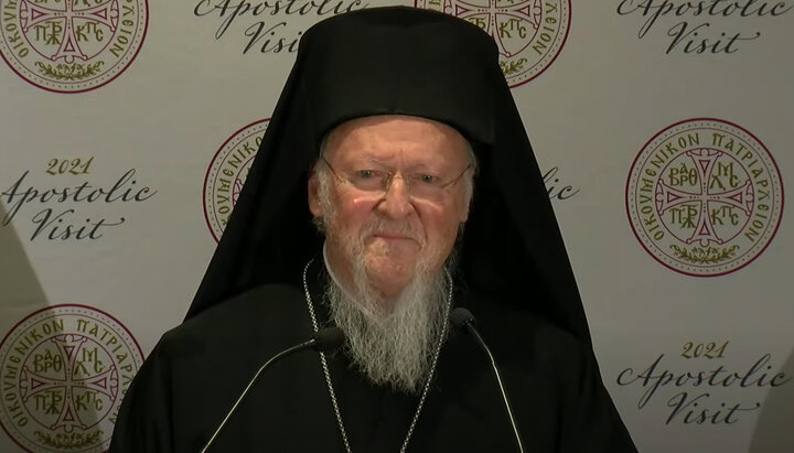 Patriarch Bartholomew. Photo: screenshot from Greek Orthodox Church YouTube channel