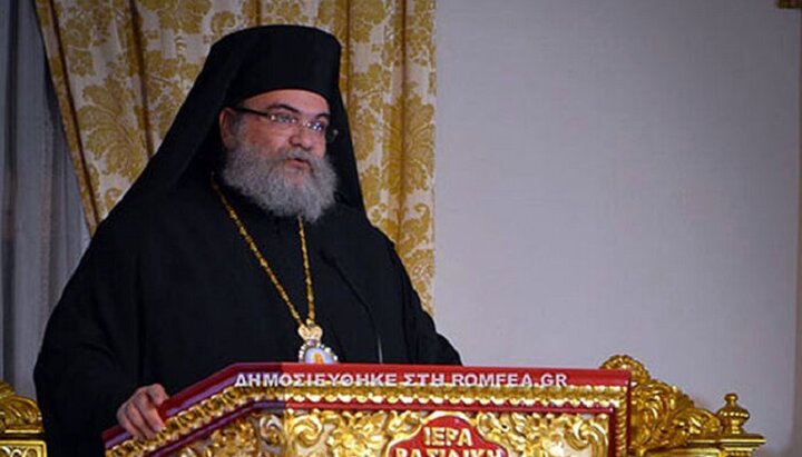 Metropolitan Isaiah of Tamassos. Photo: romfea.gr