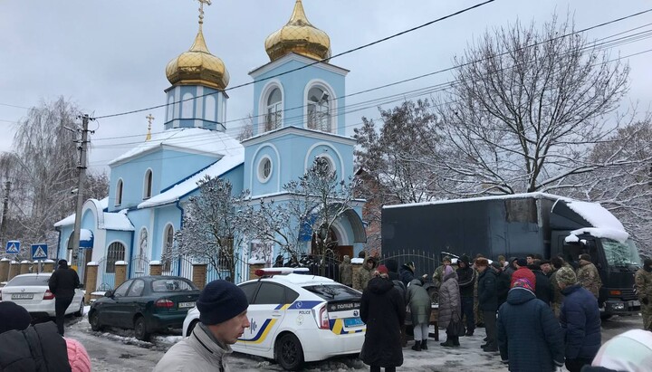 A temple of the UOC in Pukhivka. Photo: t.me/kozakTv1