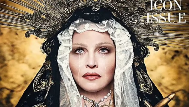 Madonna on the Vanity Fair cover. Photo: dailymail.co.uk