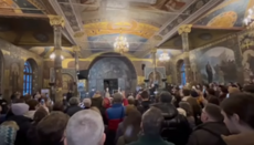 A song about the murder of a “Moskal” sung in Lavra’s Refectory Church 