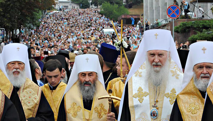 The Procession of the Ukrainian Orthodox Church. Photo: news.church.ua